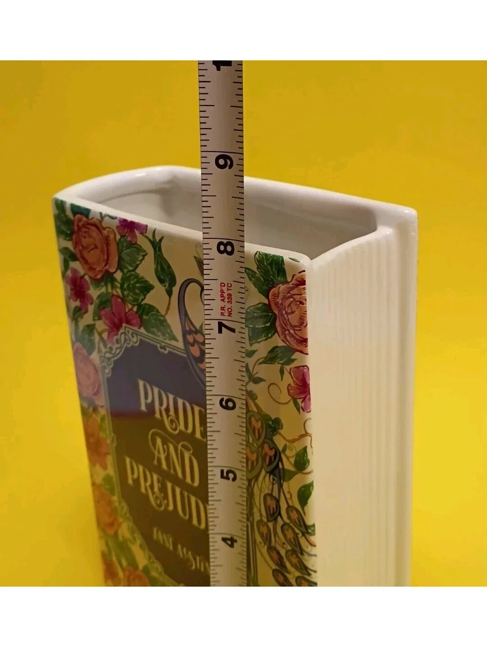 Steel Mill & Co Pride & Prejudice Book-Shaped Decorative Vase Book Club Ladies